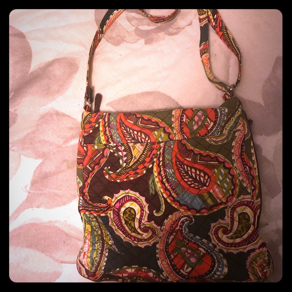 Vera Bradley double zip hipster purse